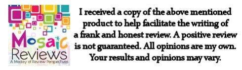 I received a copy of the above product to facilitate the writing of a frank and honest review. A positive review is not guaranteed. All opinions are my own. Your results and opinions may vary.